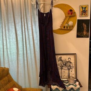 Free People Eyelet Maxi Slip Dress